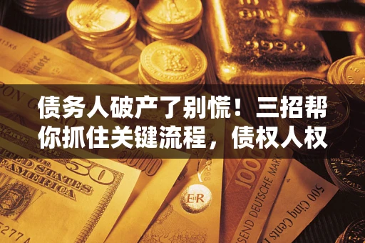 武汉债务人破产了别慌！三招帮你抓住关键流程，债权人权益不再缩水