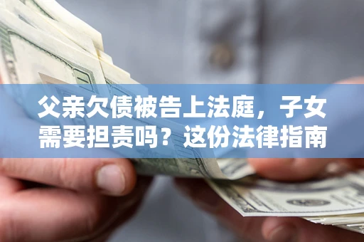 武汉父亲欠债被告上法庭，子女需要担责吗？这份法律指南必须看完