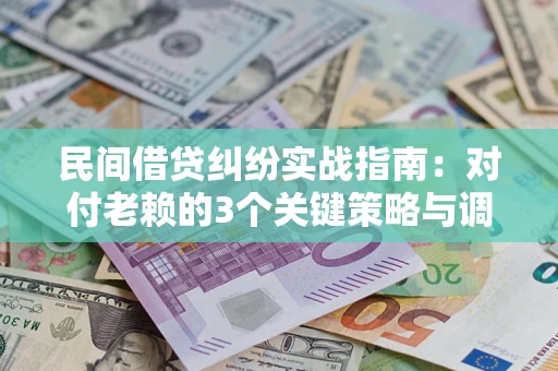 武汉民间借贷纠纷实战指南：对付老赖的3个关键策略与调解盲区解析