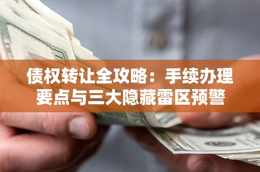 武汉债权转让全攻略：手续办理要点与三大隐藏雷区预警