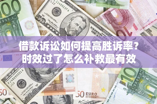 武汉借款诉讼如何提高胜诉率？时效过了怎么补救最有效